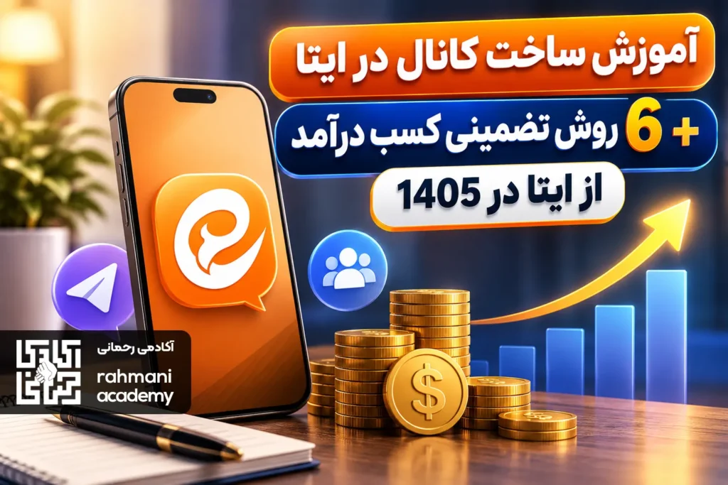 آموزش ساخت کانال در ایتا + 6 روش تضمینی کسب درآمد از ایتا در 1405